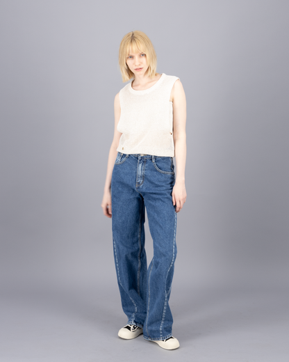 Diagonal Seam Jean