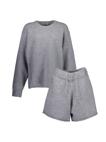 Knit Shorts Set