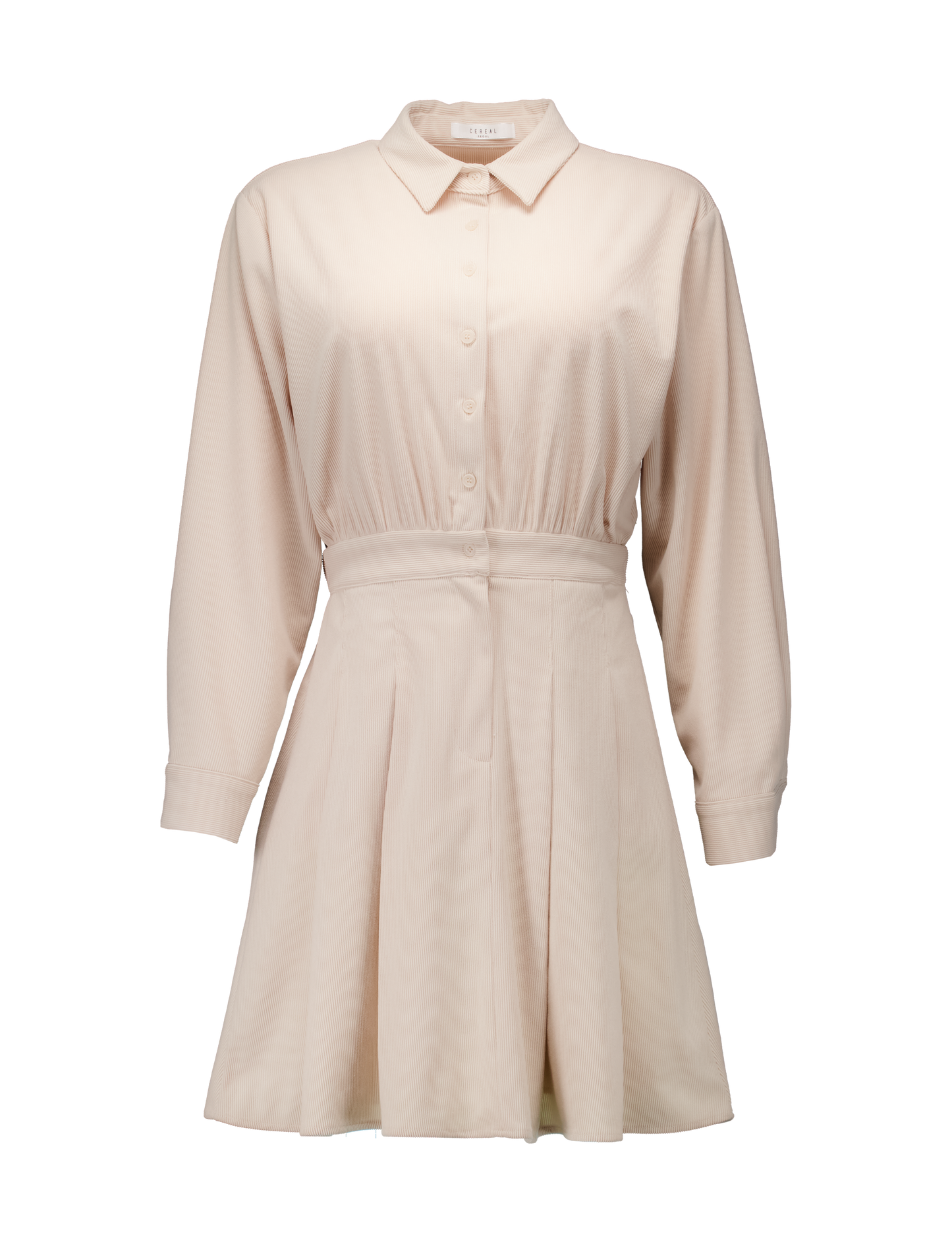 Collar Pleated Dress