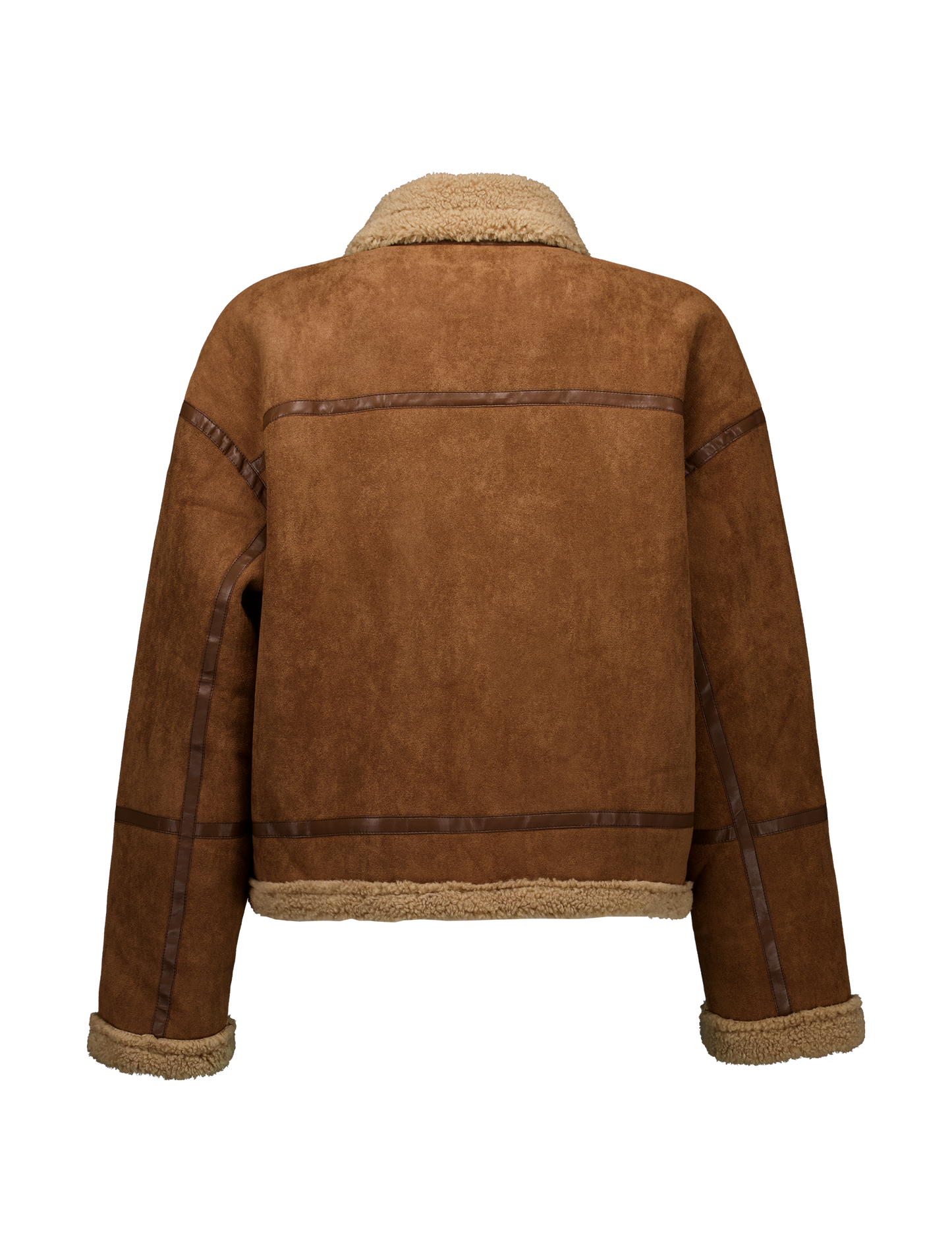 High Neck Shearling Jacket