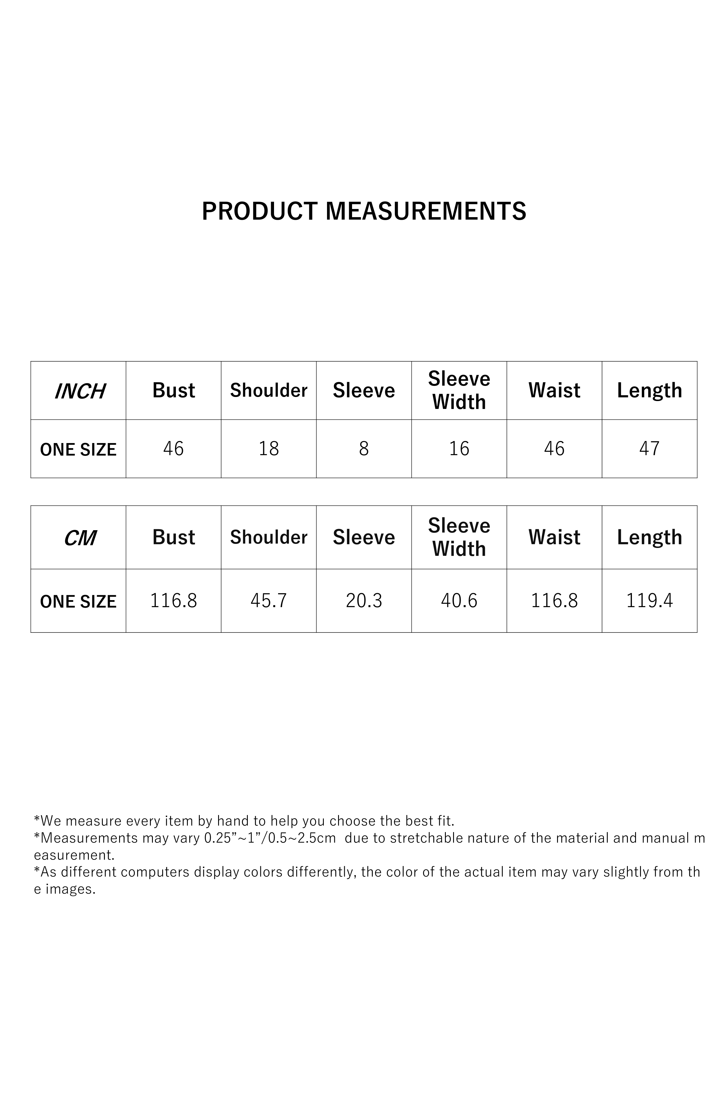 Size Measurement