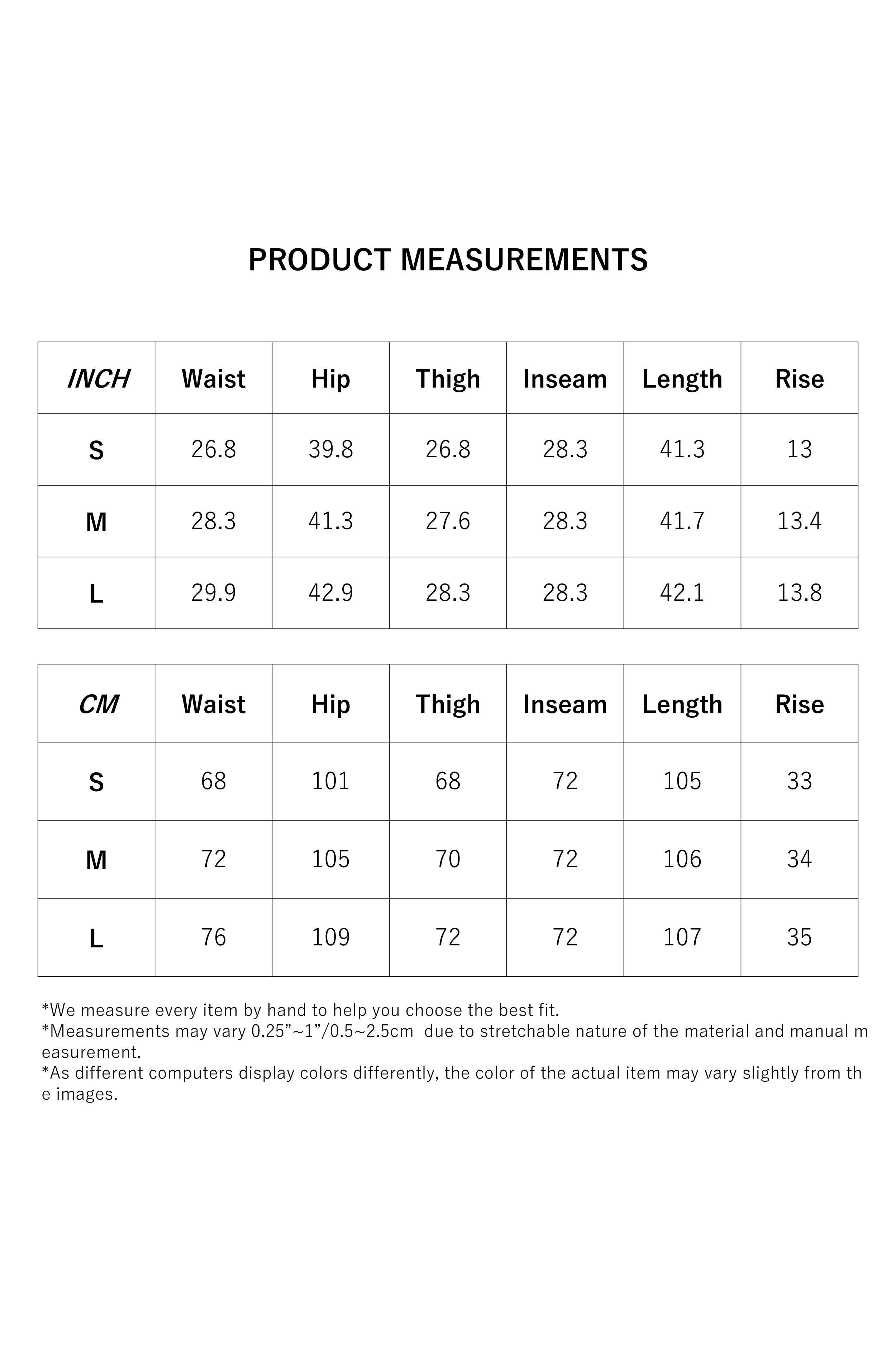 Size Measurement