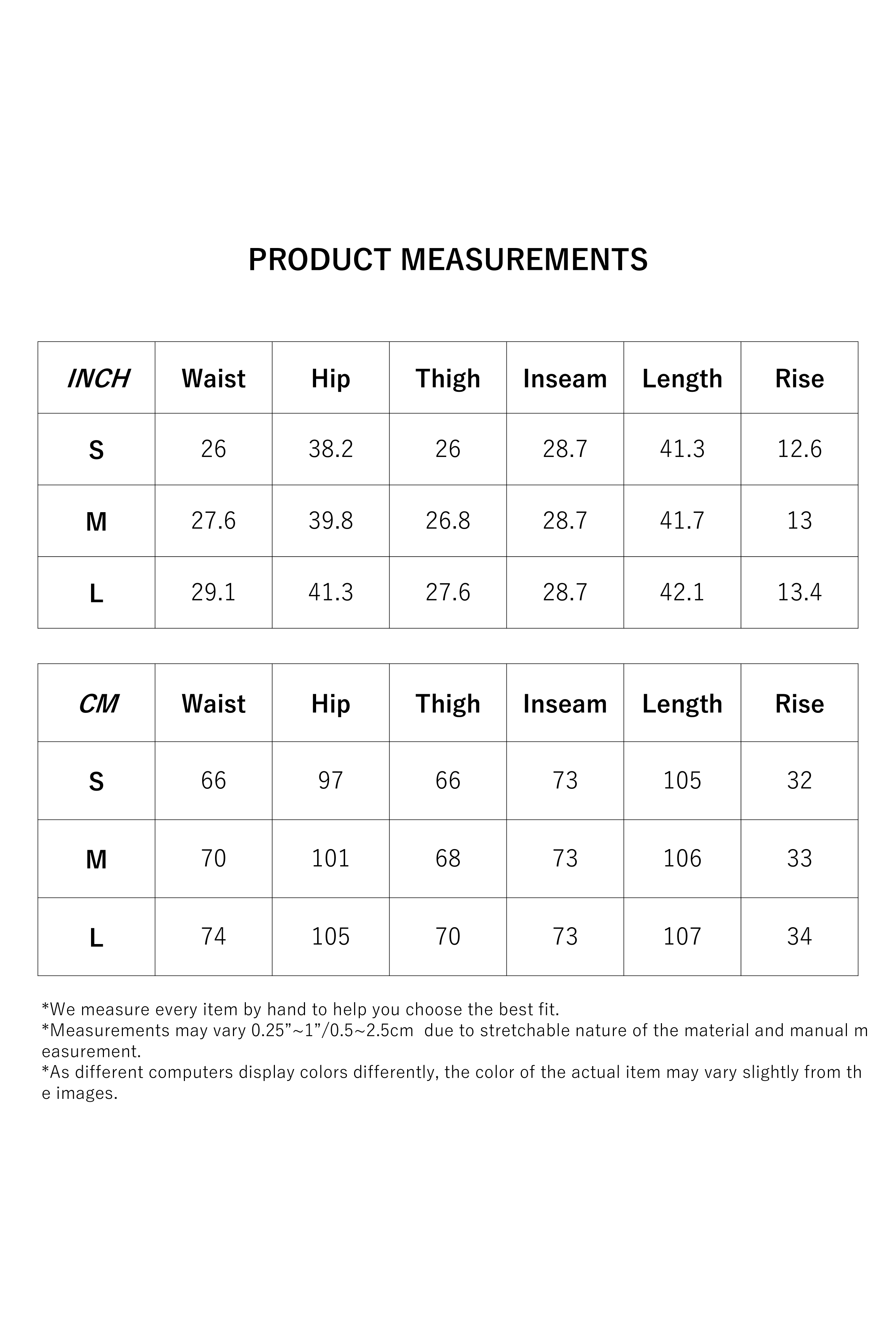 Size Measurement