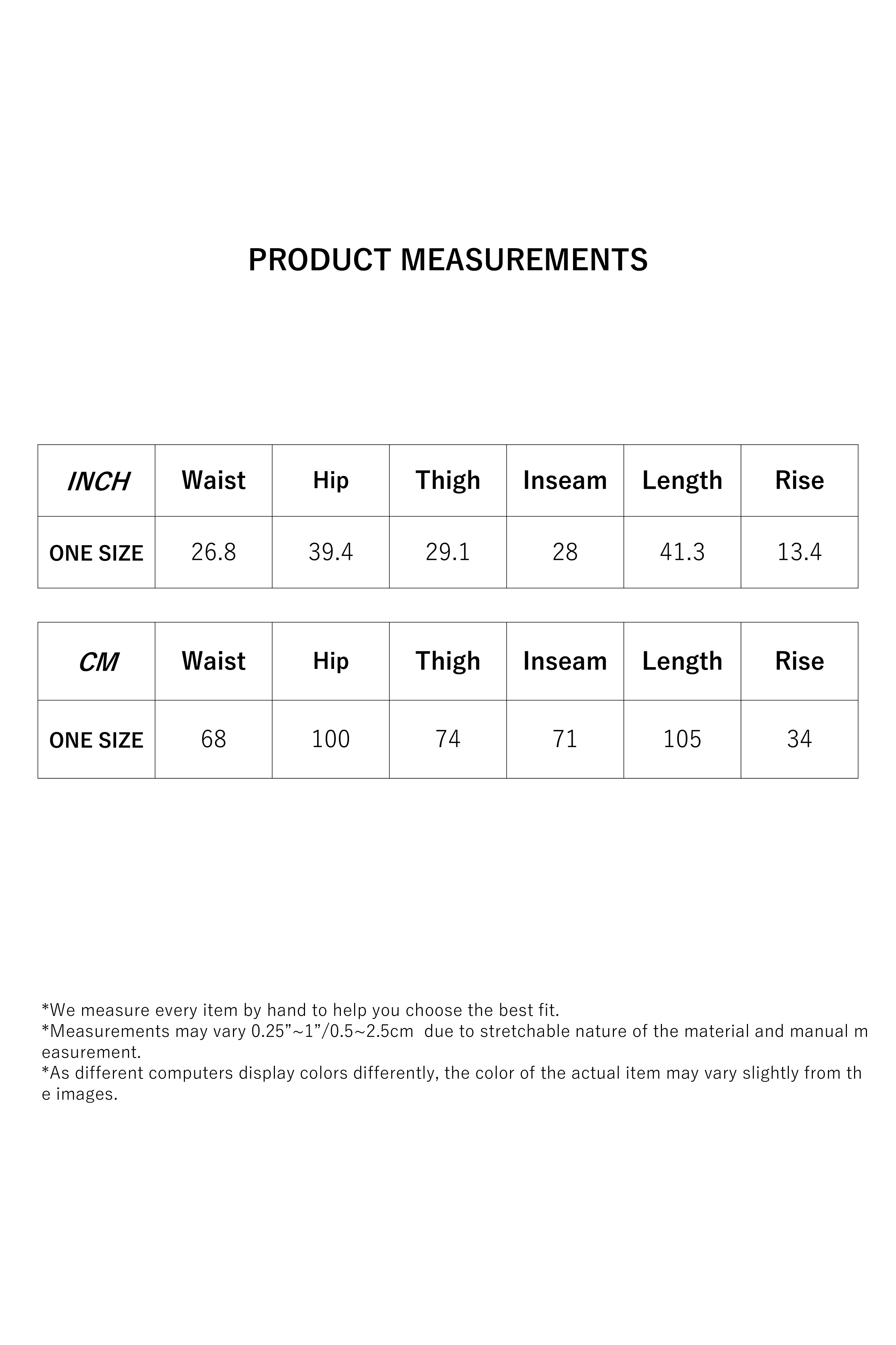 Size Measurement