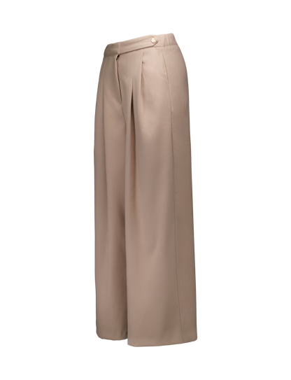 Button Pleat Slacks