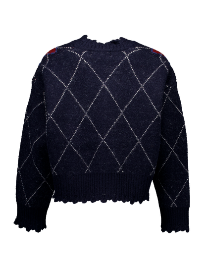 Janp Argyle Knit