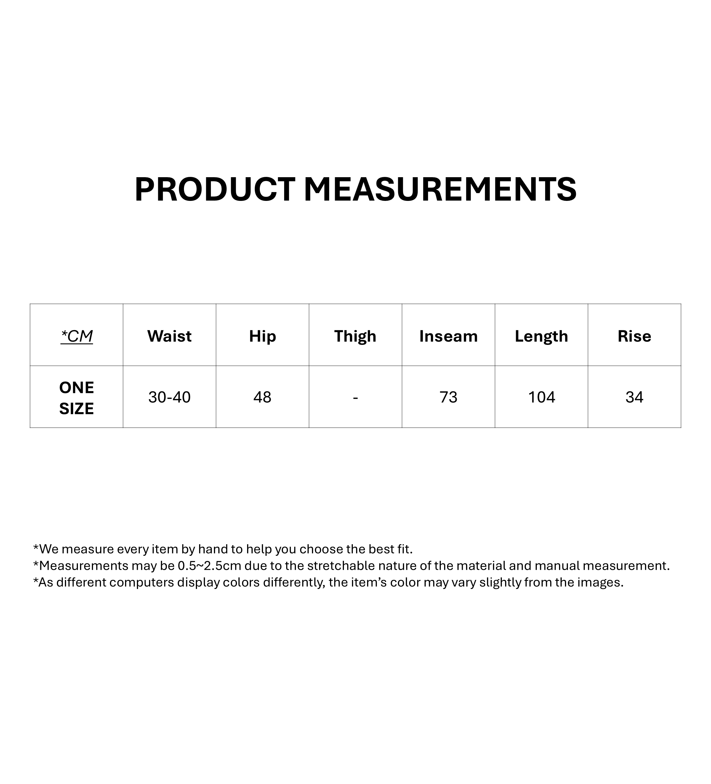 Size Measurement