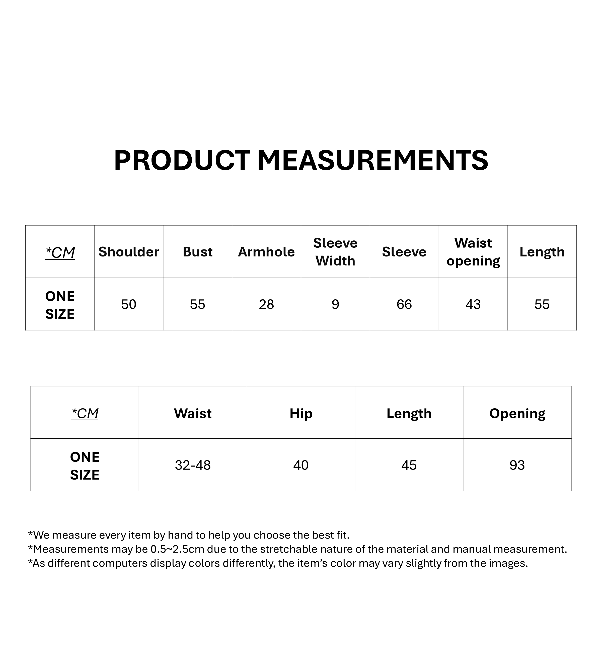 Size Measurement