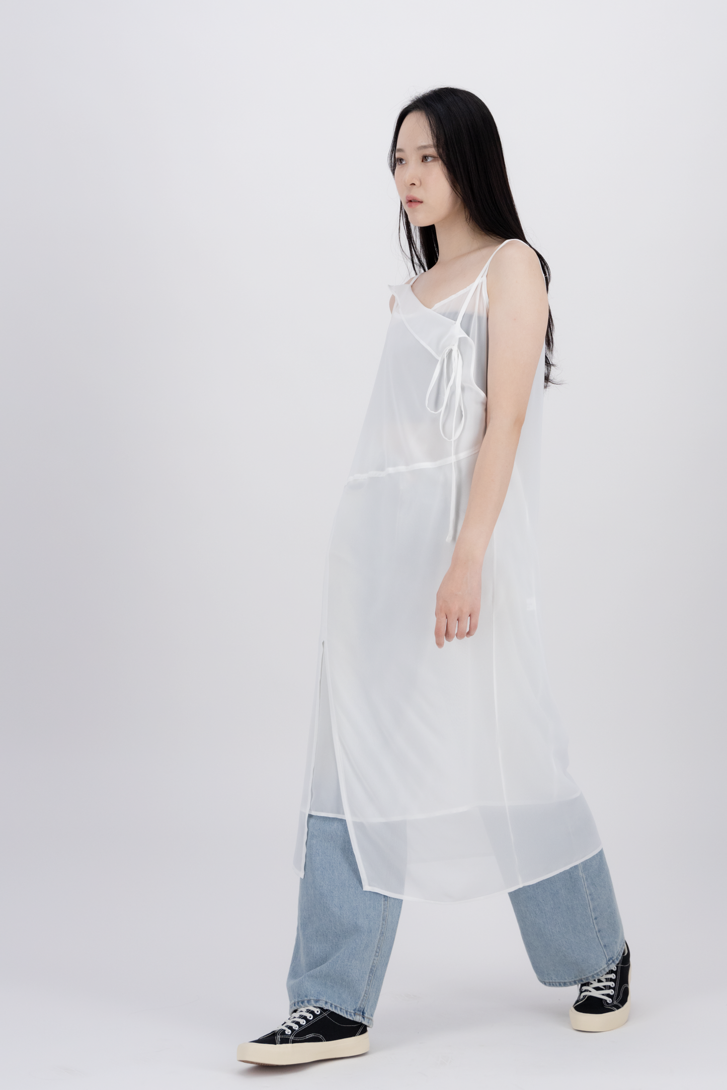 Double Layered Long Dress WH