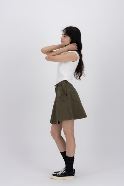 Litz Pleated Skirt KH