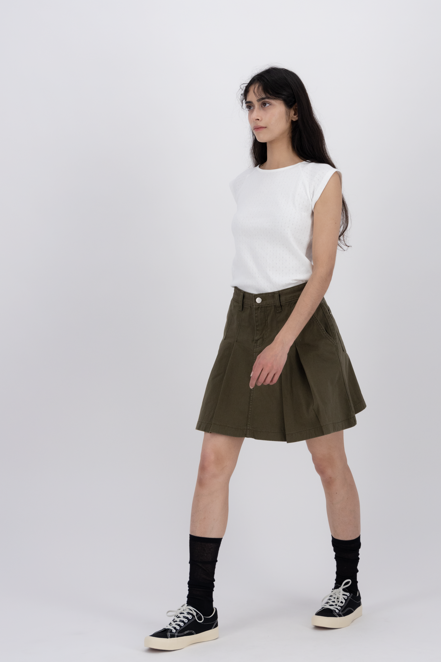 Litz Pleated Skirt KH