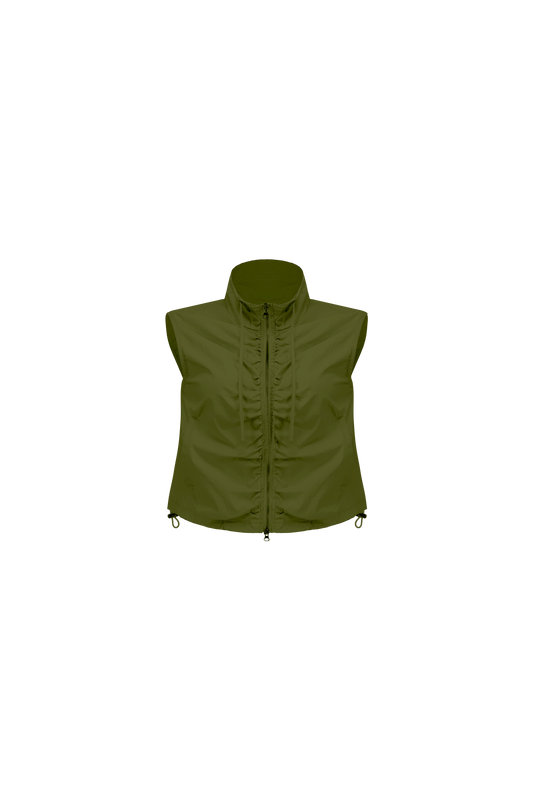 To Us Zip-Up Vest KH