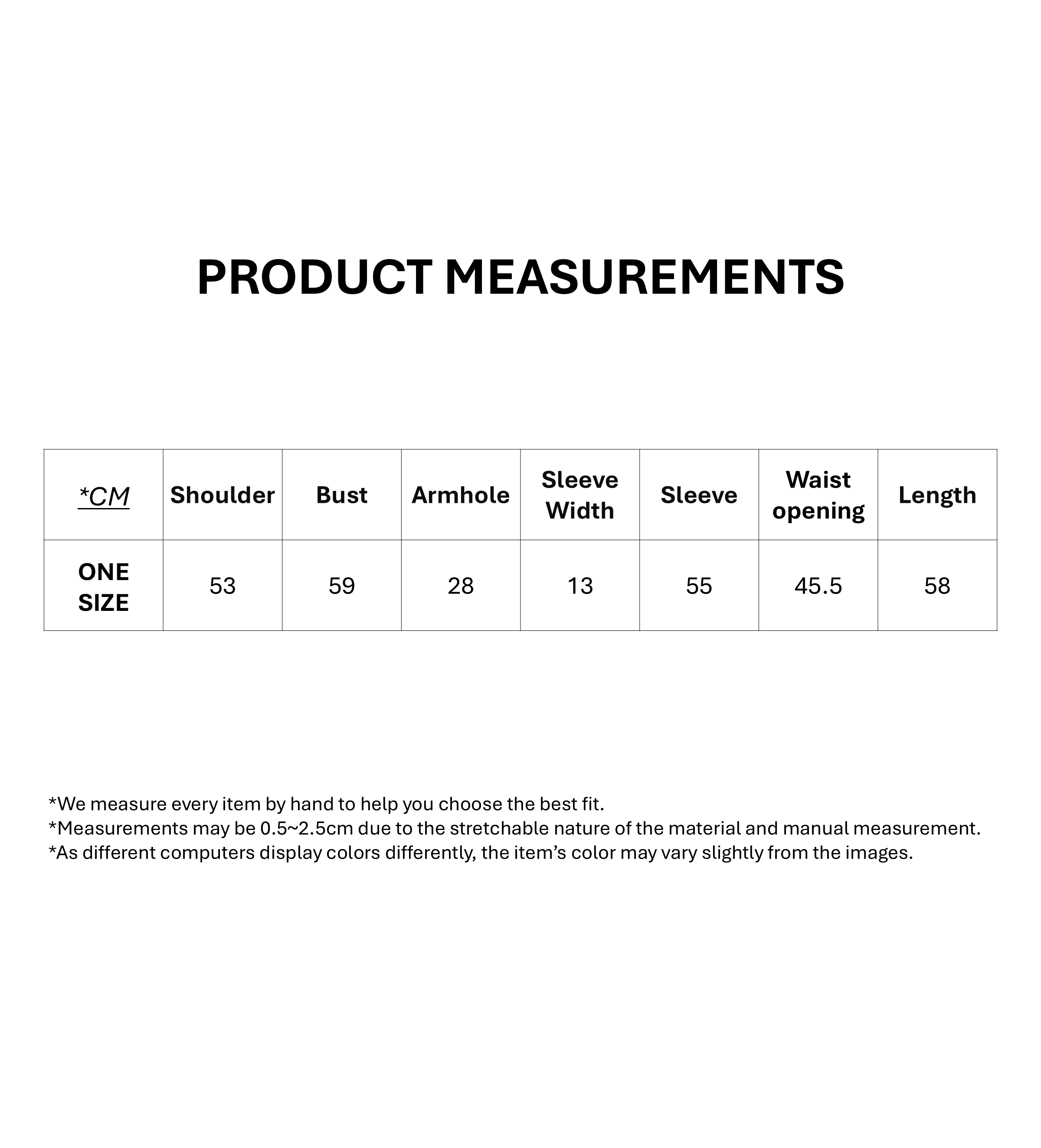 Size Measurement