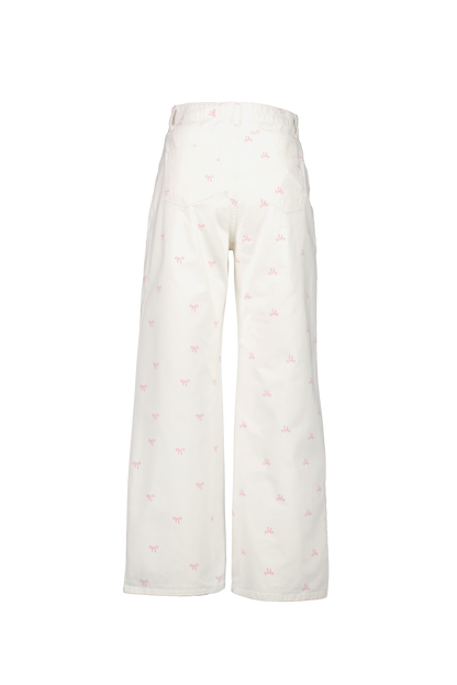 Ribbon Cotton Pants