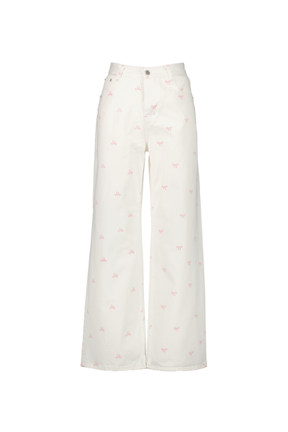 Ribbon Cotton Pants