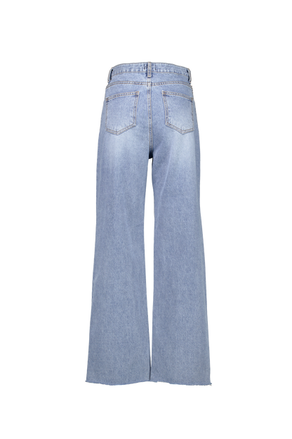 Cutout Straight Jean