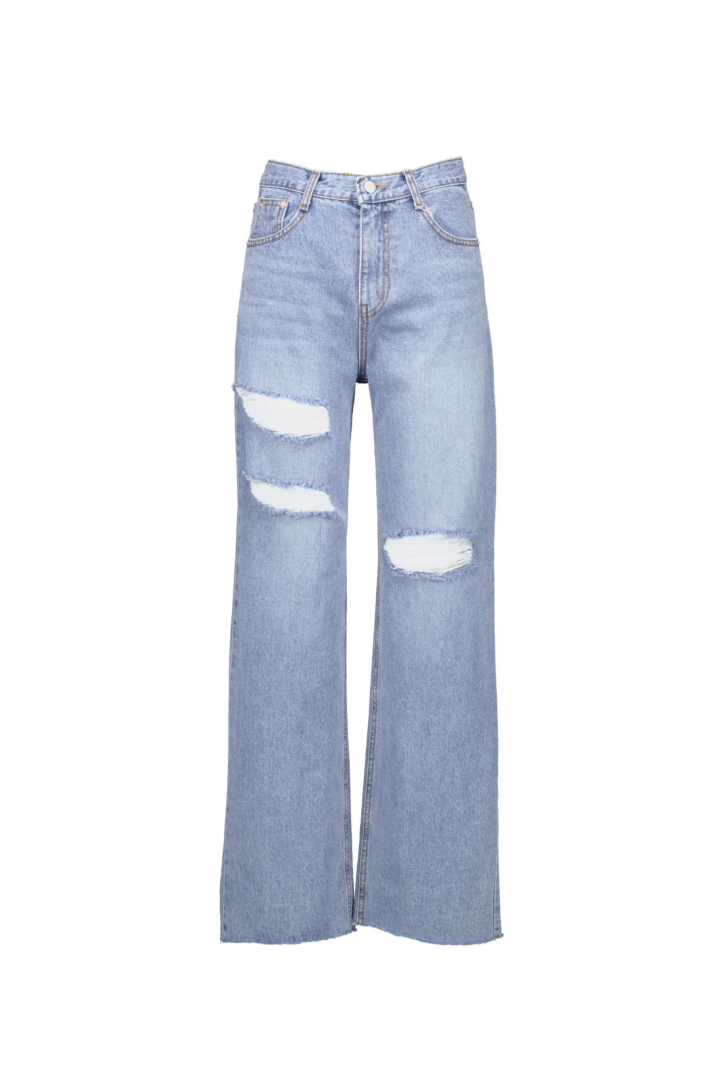 Cutout Straight Jean