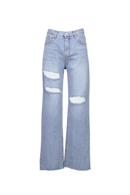 Cutout Straight Jean