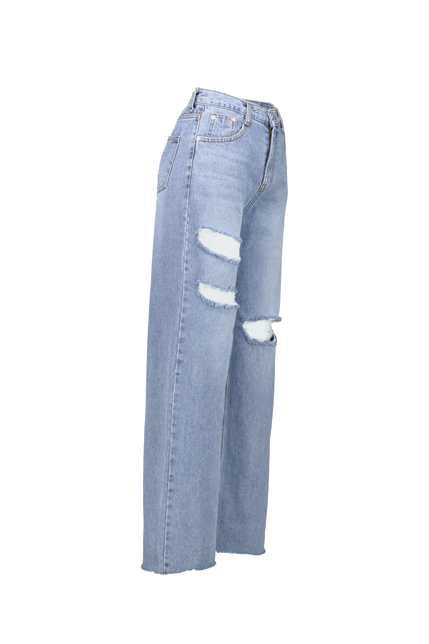 Cutout Straight Jean