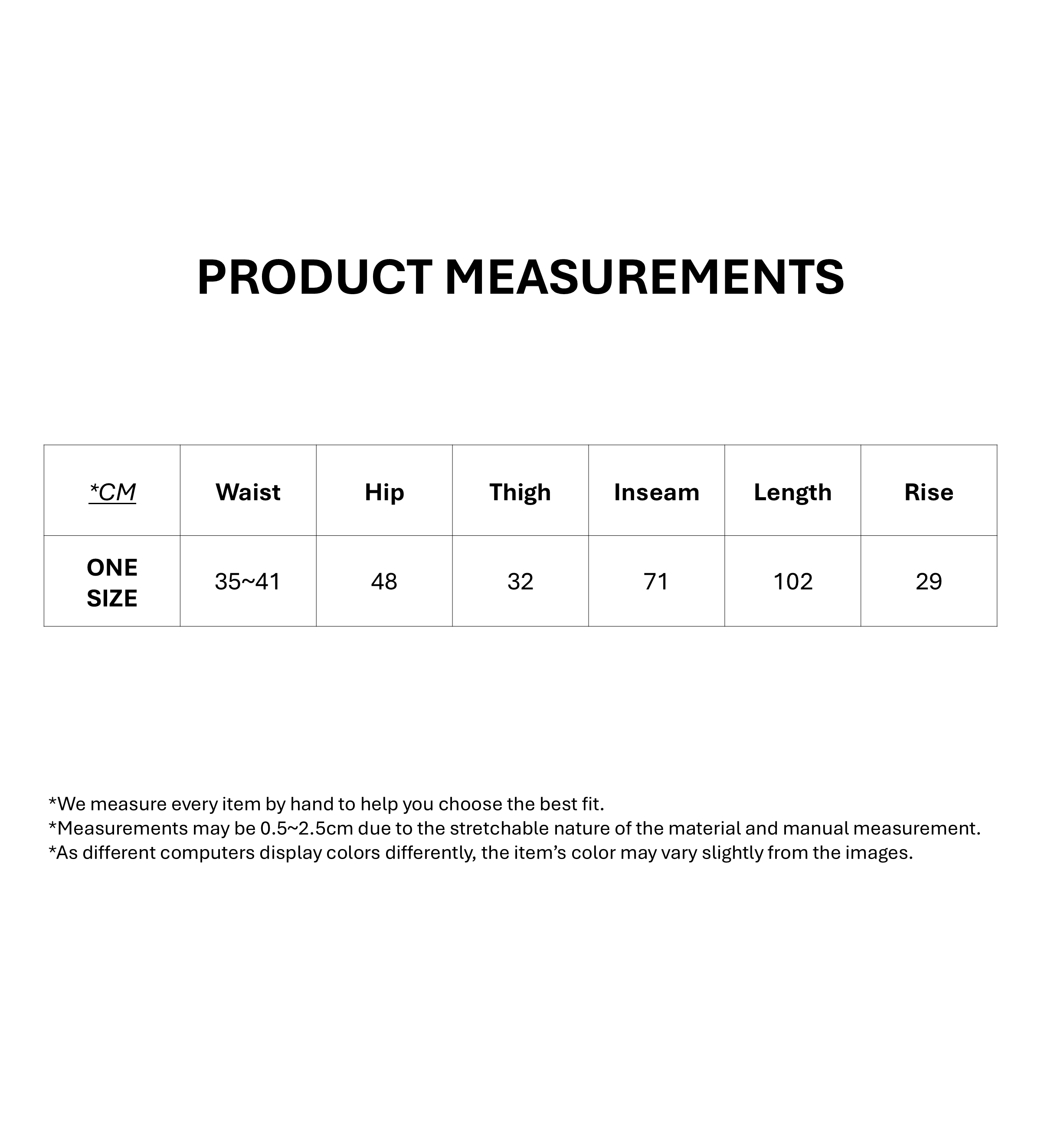 Size Measurement