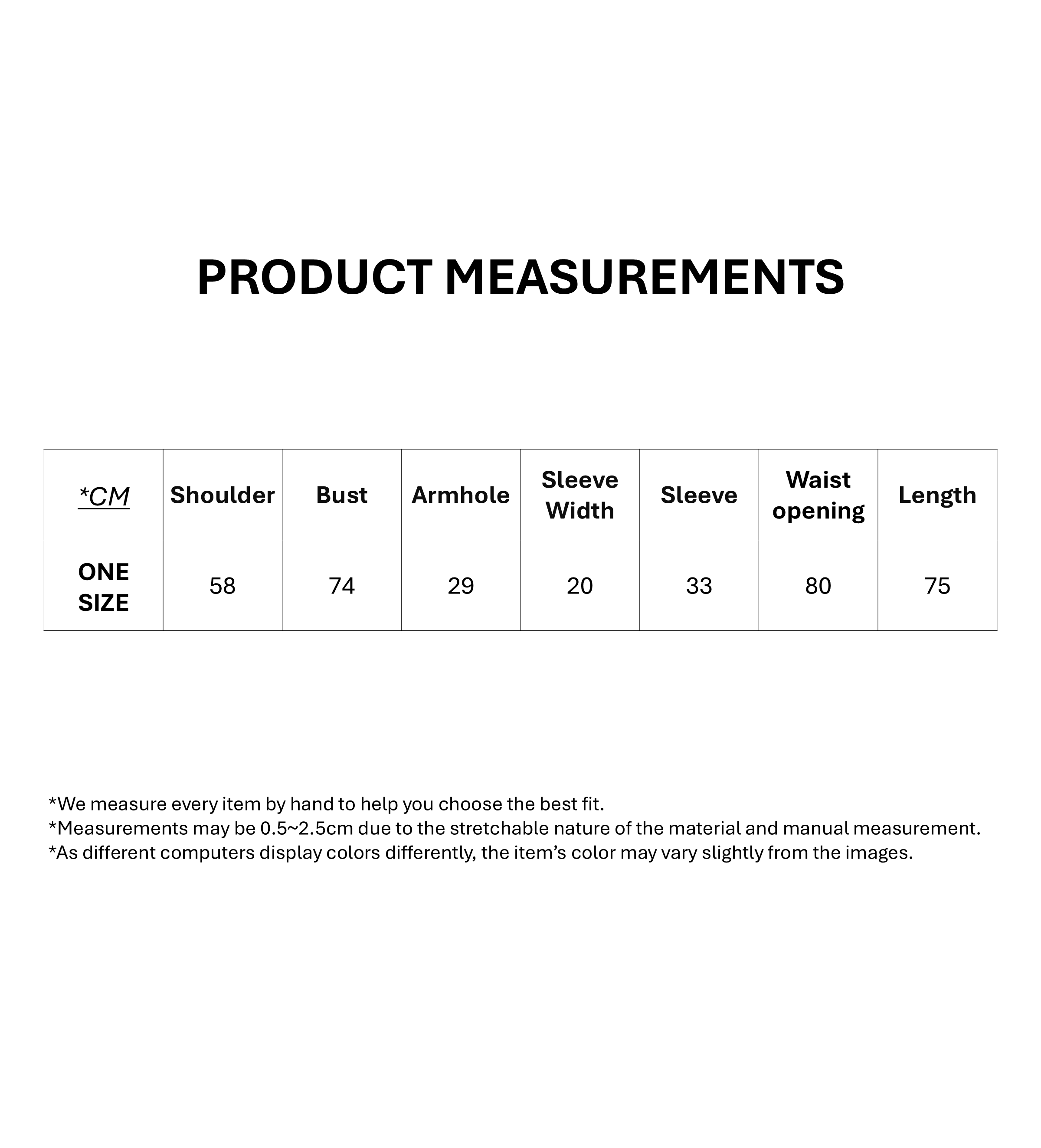 Size Measurement