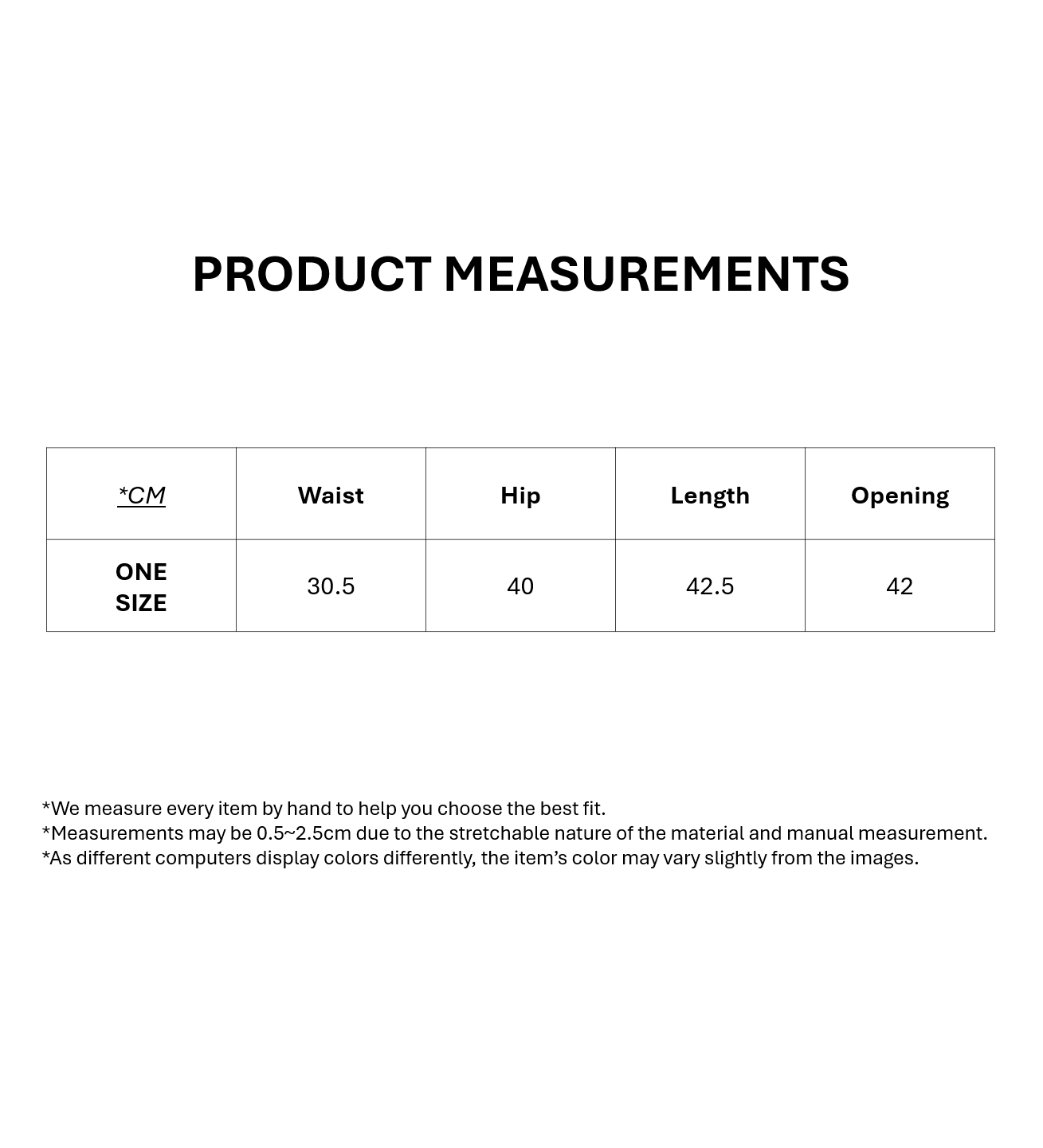 Size Measurement