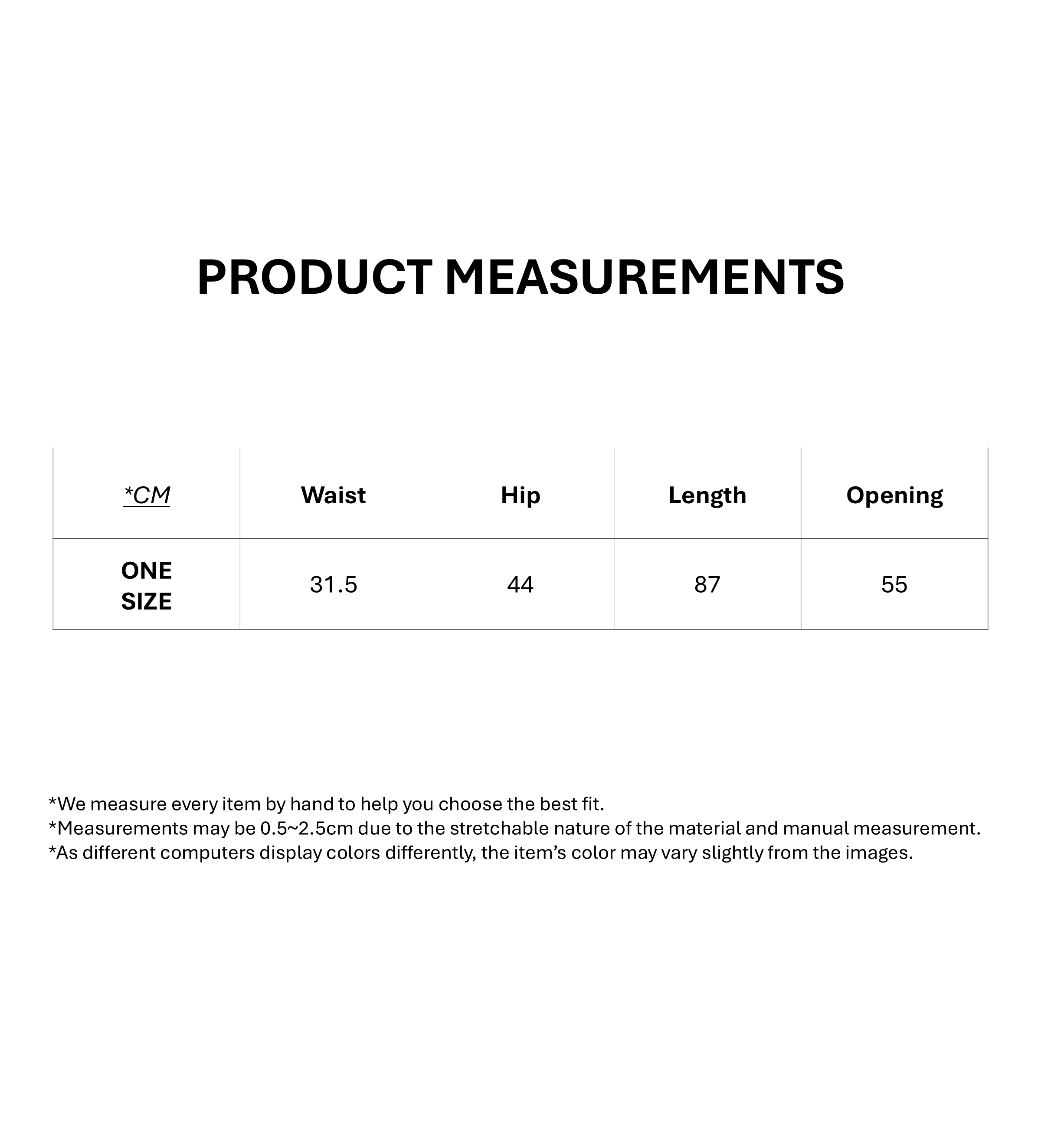 Size Measurement