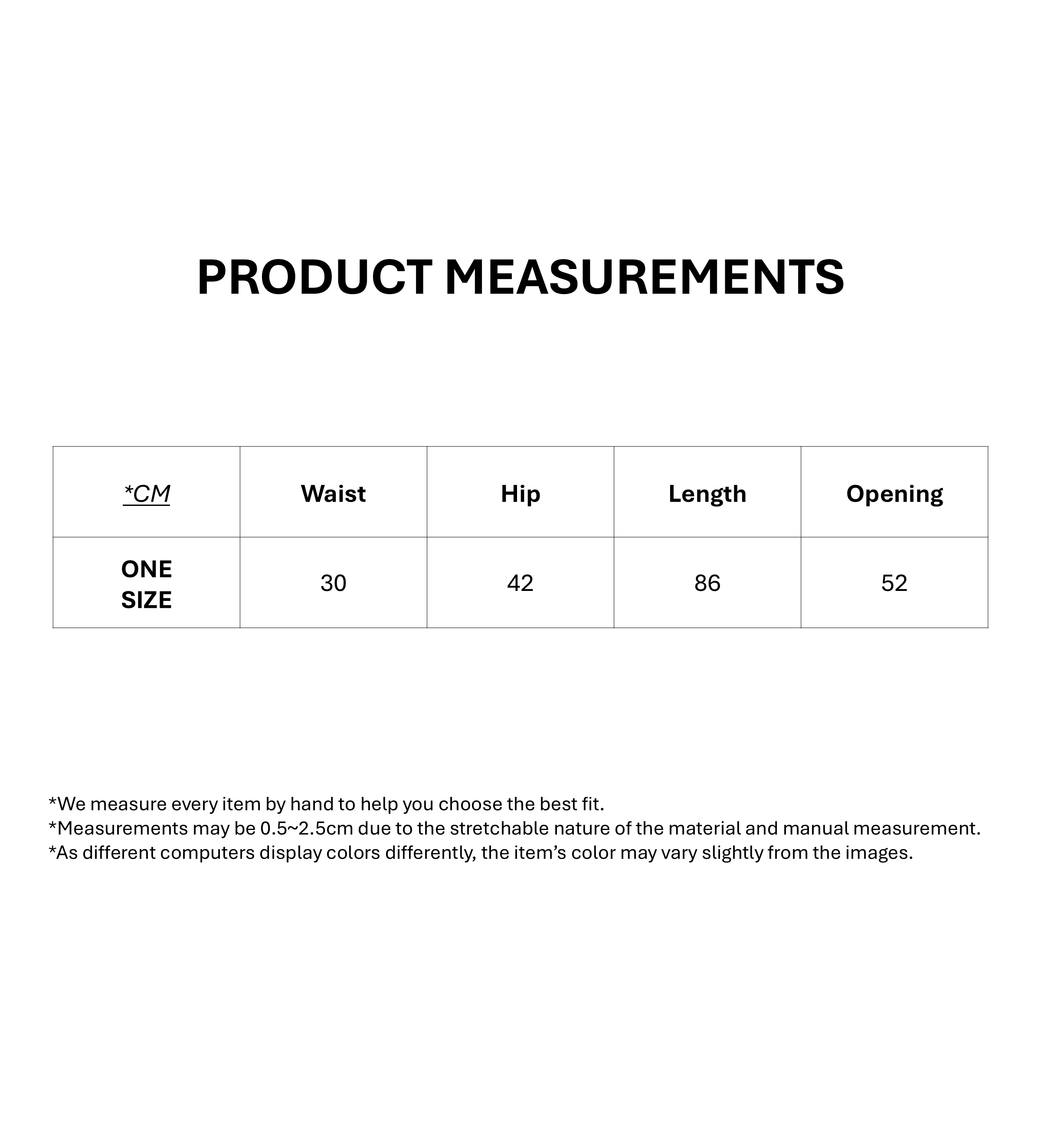 Size Measurement