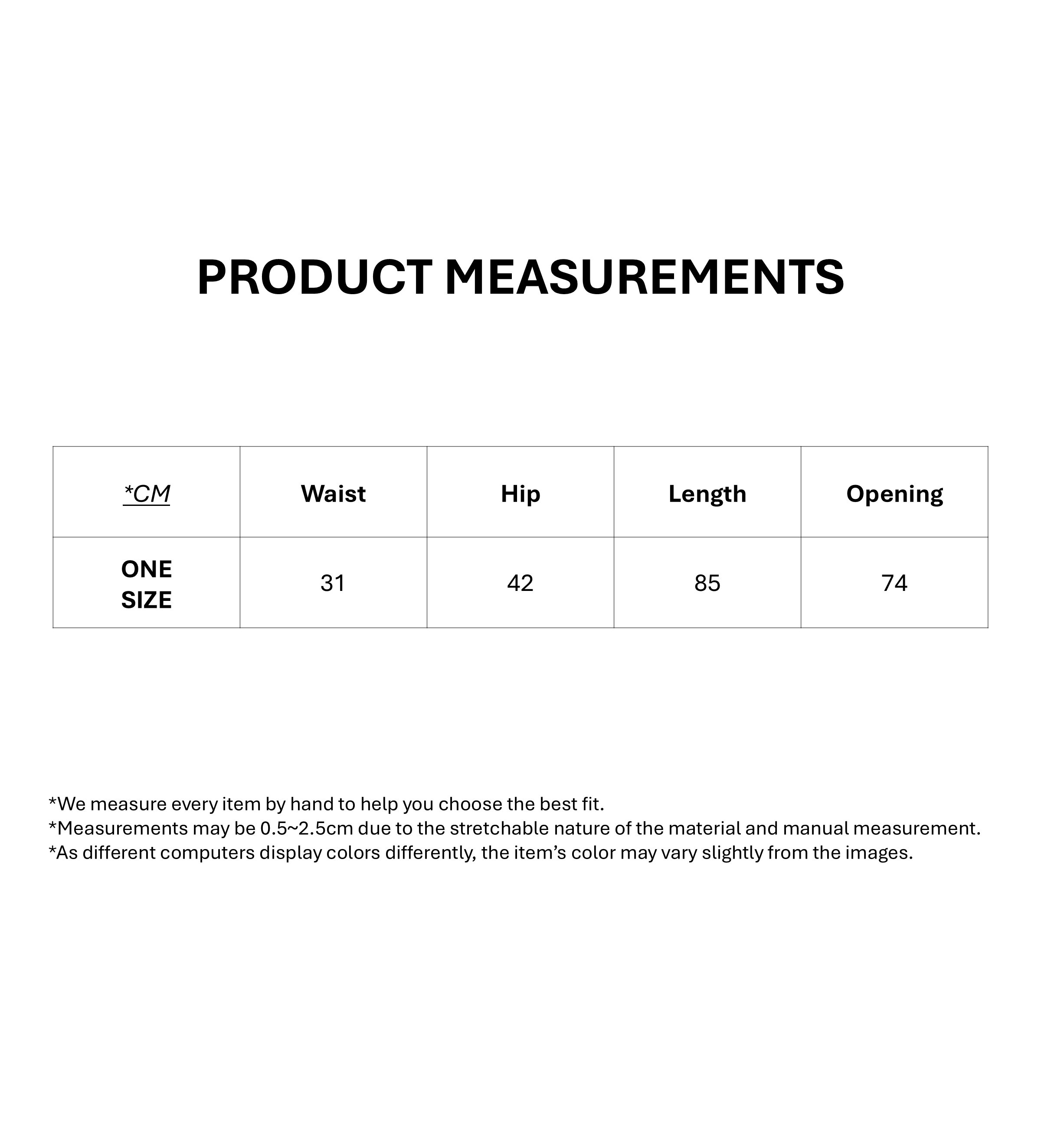 Size Measurement