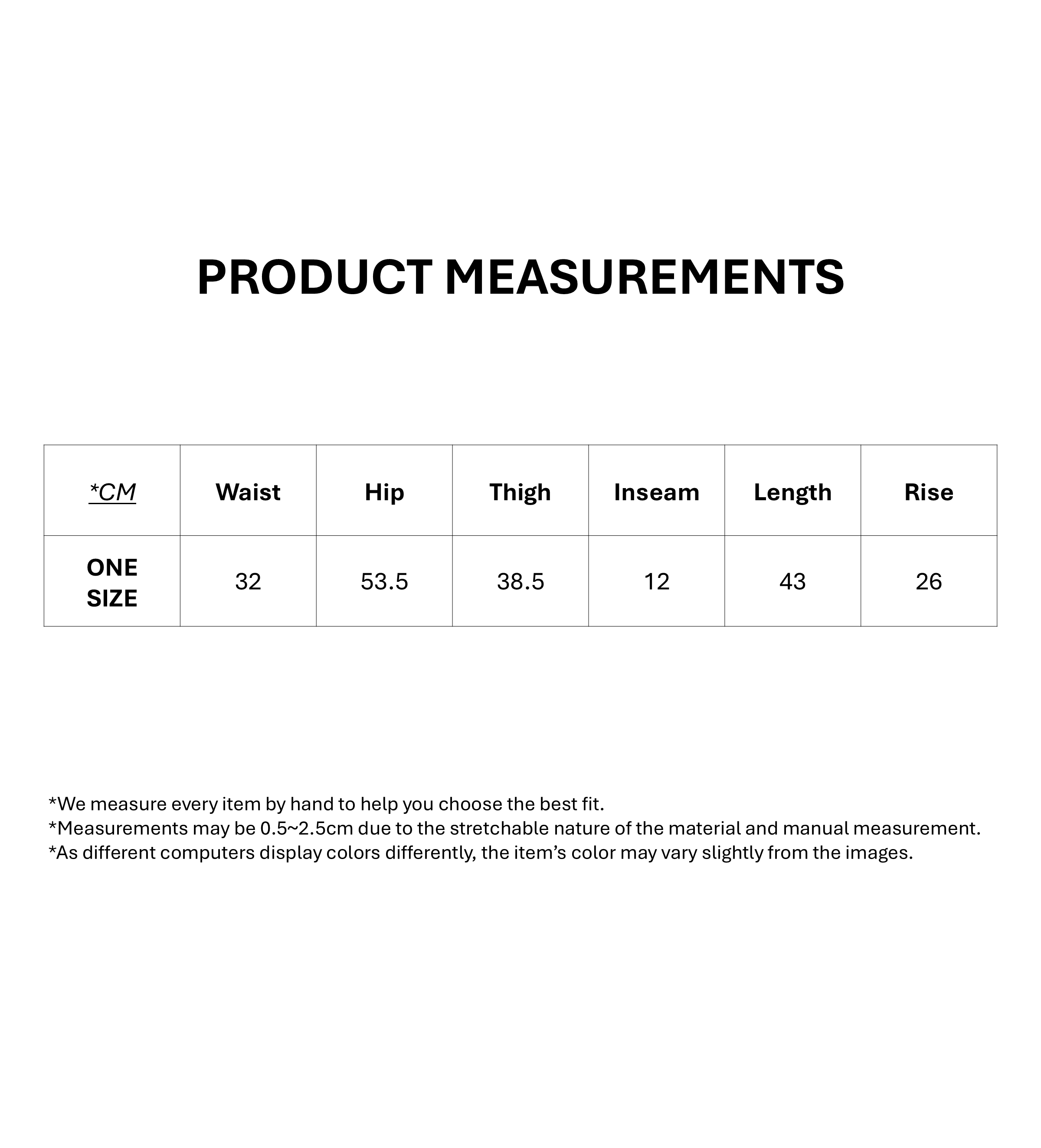 Size Measurement